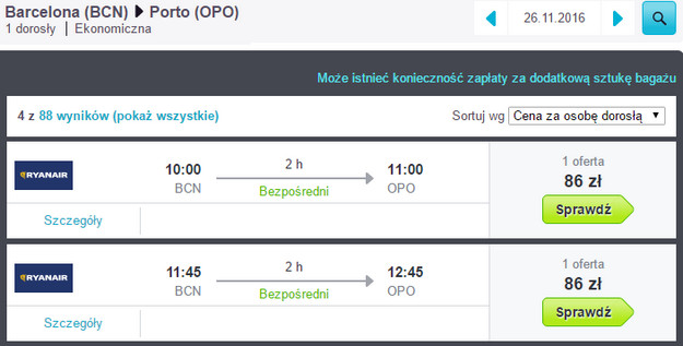 BCN - OPO
