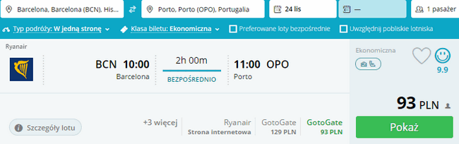 BCN - OPO