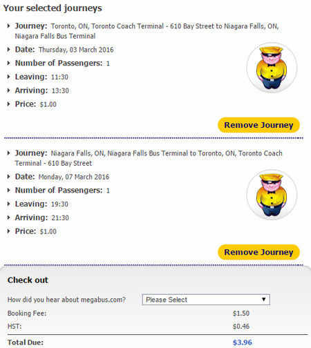 MegaBus Niagara