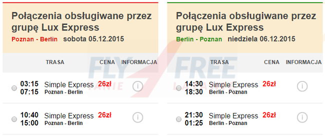 Berlin 26 PLN
