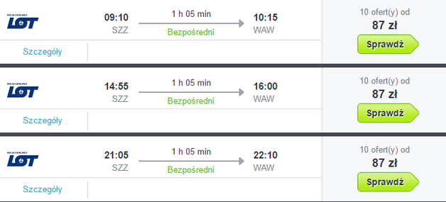 SZE WAW 87 PLN