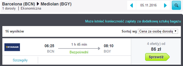 BCN - BGY