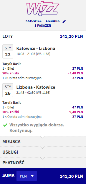KTW - LIS