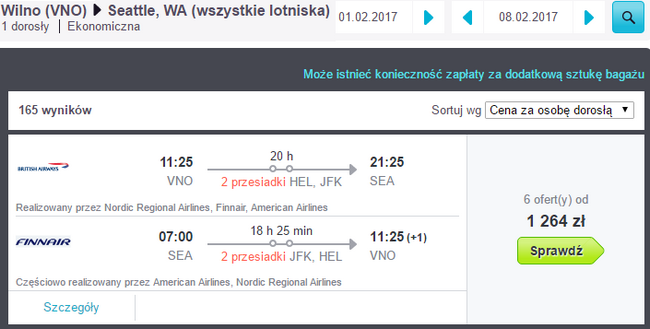 VNO - SEA