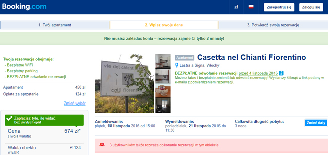 Toskanianocleg