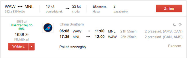WAW - MNL - WAW