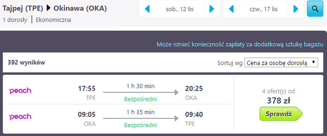 TPE - OKA