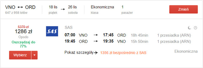 VNO - ORD