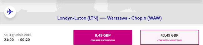 LTN - WAW