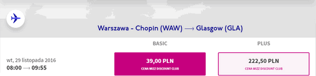 WAW - GLA