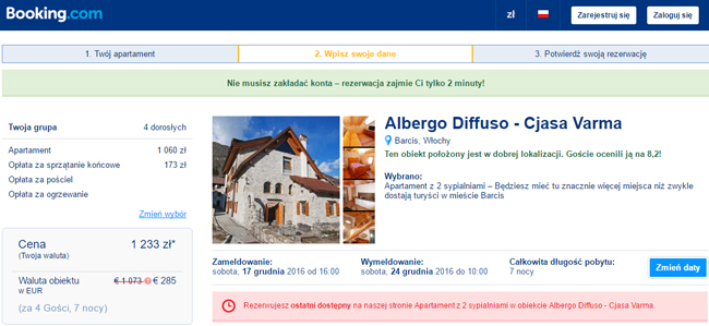 Dolomitynocleg