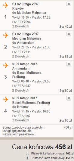 KRK - AMS