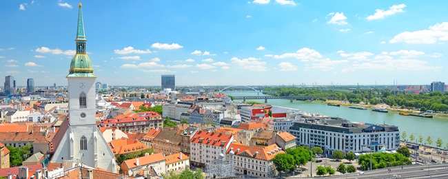 bratyslawa panorama miasta