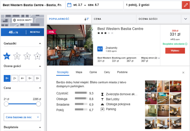 best western bastia