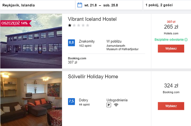 hotele Reykjavik