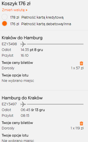 rezerwacja biletów z Krakowa do Hamburga