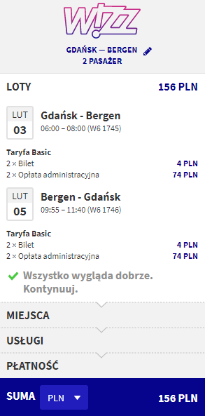 rezerwacja lotów z Gdańska do Bergen