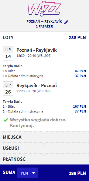 rezerwacja biletów z Poznania na Islandie