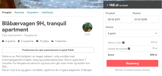 wynajęcie mieszkania w norwegii