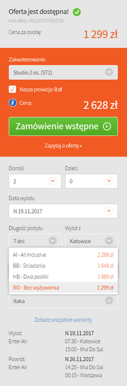 pakiet wypoczynkowy na Wyspach Zielonego Przylądka
