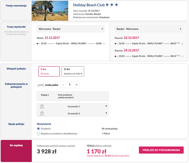 rezerwacja wycieczki do Gambii