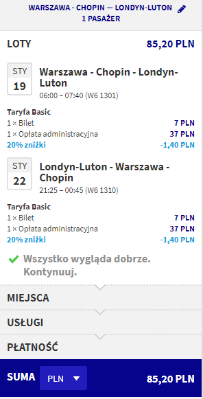 rezerwacja lotów z warszawy do londynu