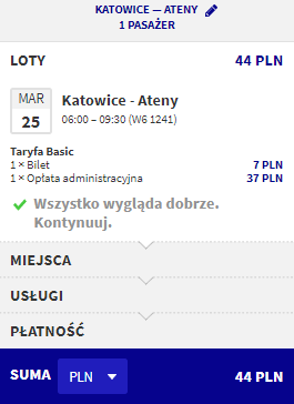 rezerwacja lotów z katowic do aten