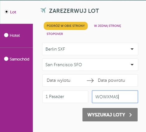 pole na wpisanie kodu
