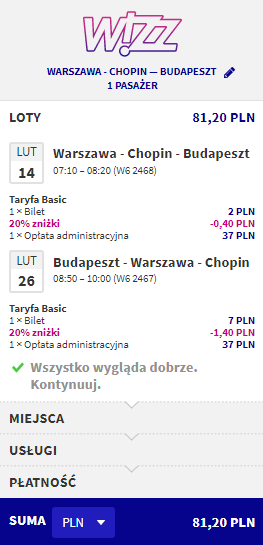 rezerwacja lotów do budapesztu