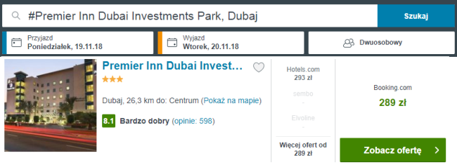 dubaj nocleg