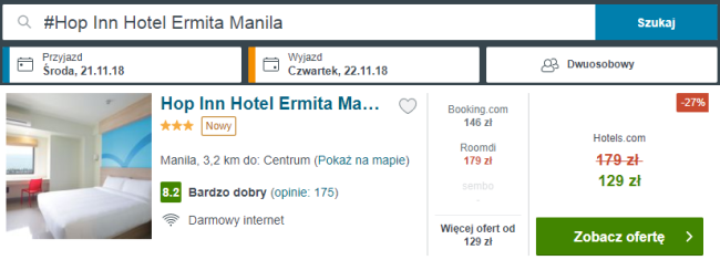 manila nocleg