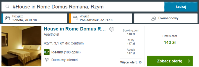 Rzym nocleg