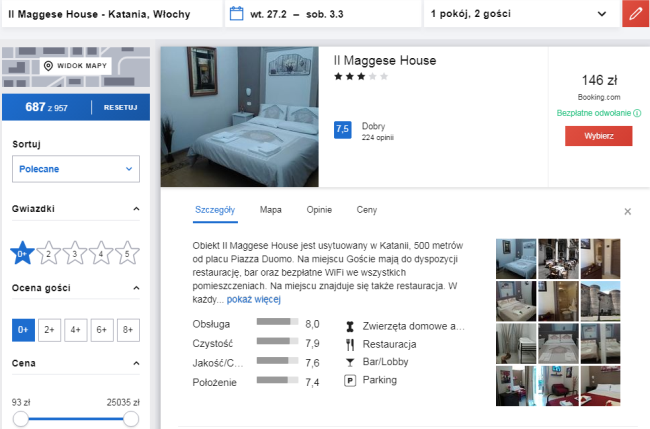 Noclegi w hotelu II Maggese House
