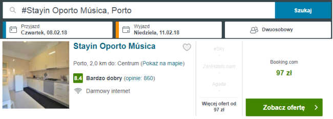 Porto spanie