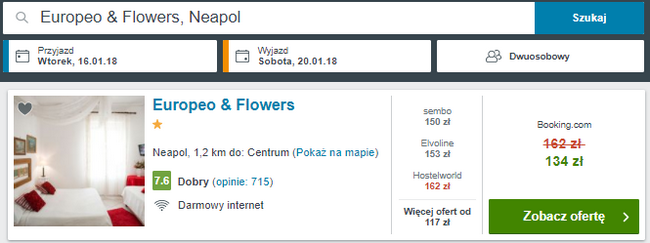 hotel europeo neapol