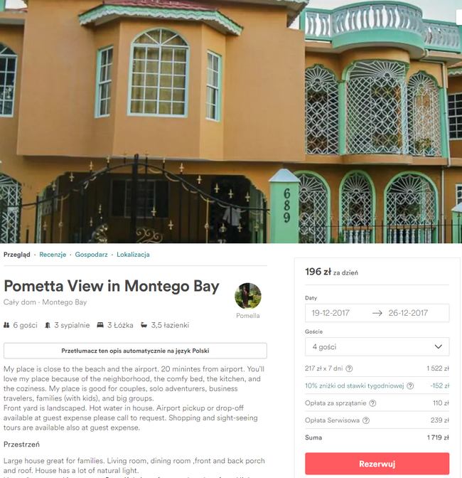 airbnb jamajka