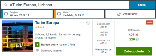 Lizbona nocleg