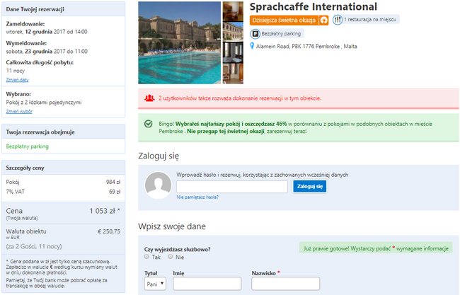 spachcaffe international hotel malta