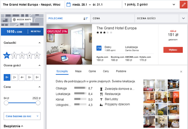 grand hotel europa neapol