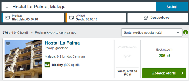 noclegi w maladze