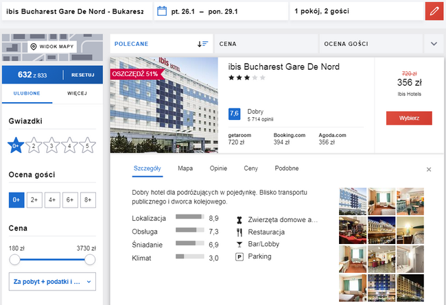 noclegi w bukareszcie w hotelu ibis