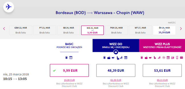 warszawa loty