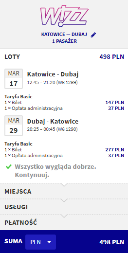 rezerwacja lotów do dubaju