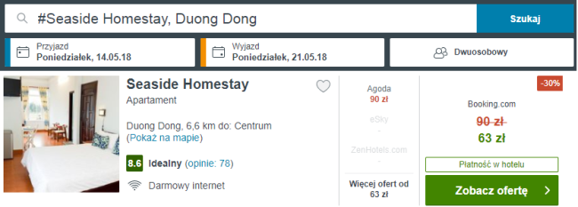 wietnam noclegi