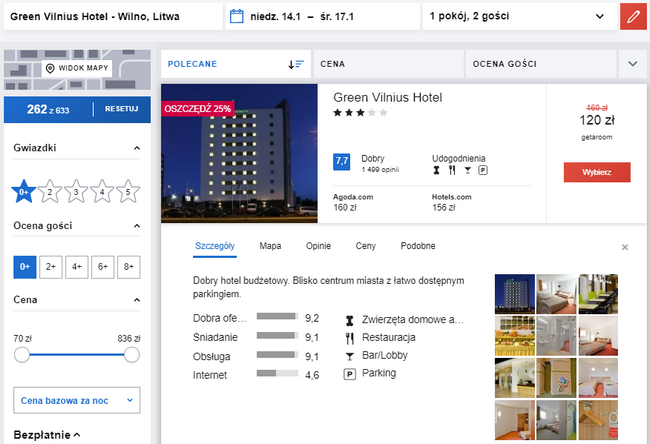 green hotel wilno