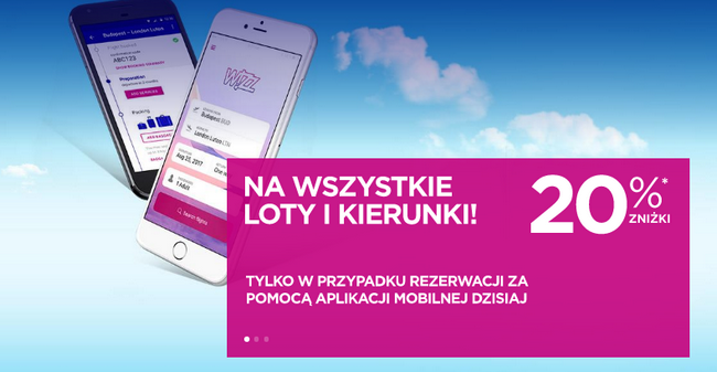 Wizzair aplikacja mobilna