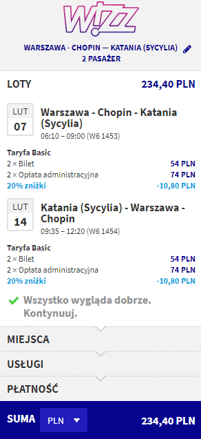 rezerwacja lotów na Sycylię