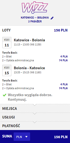 rezerwacja lotów do Bolonii