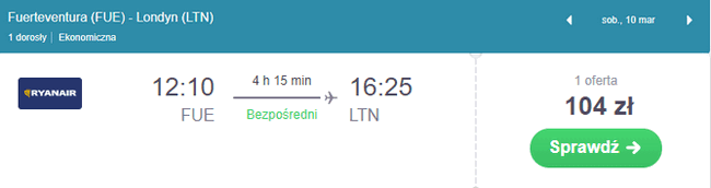 rezerwacja lotów do Londynu