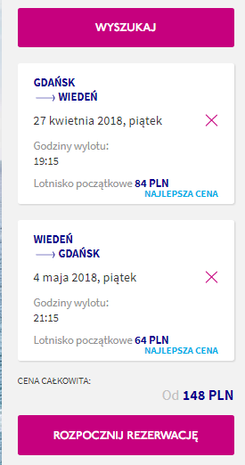 Bilety Wizz Air